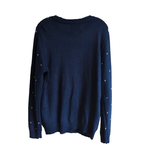 Christmas Cute Ugly Sweater Size L Penguins Holiday Party-lp - Picture 6 of 12